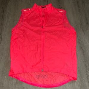 NEON pink rapha core vest cycling